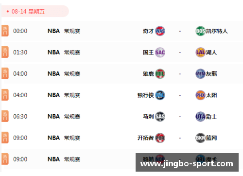 免费观看NBA直播，实时精彩赛事尽在你掌握